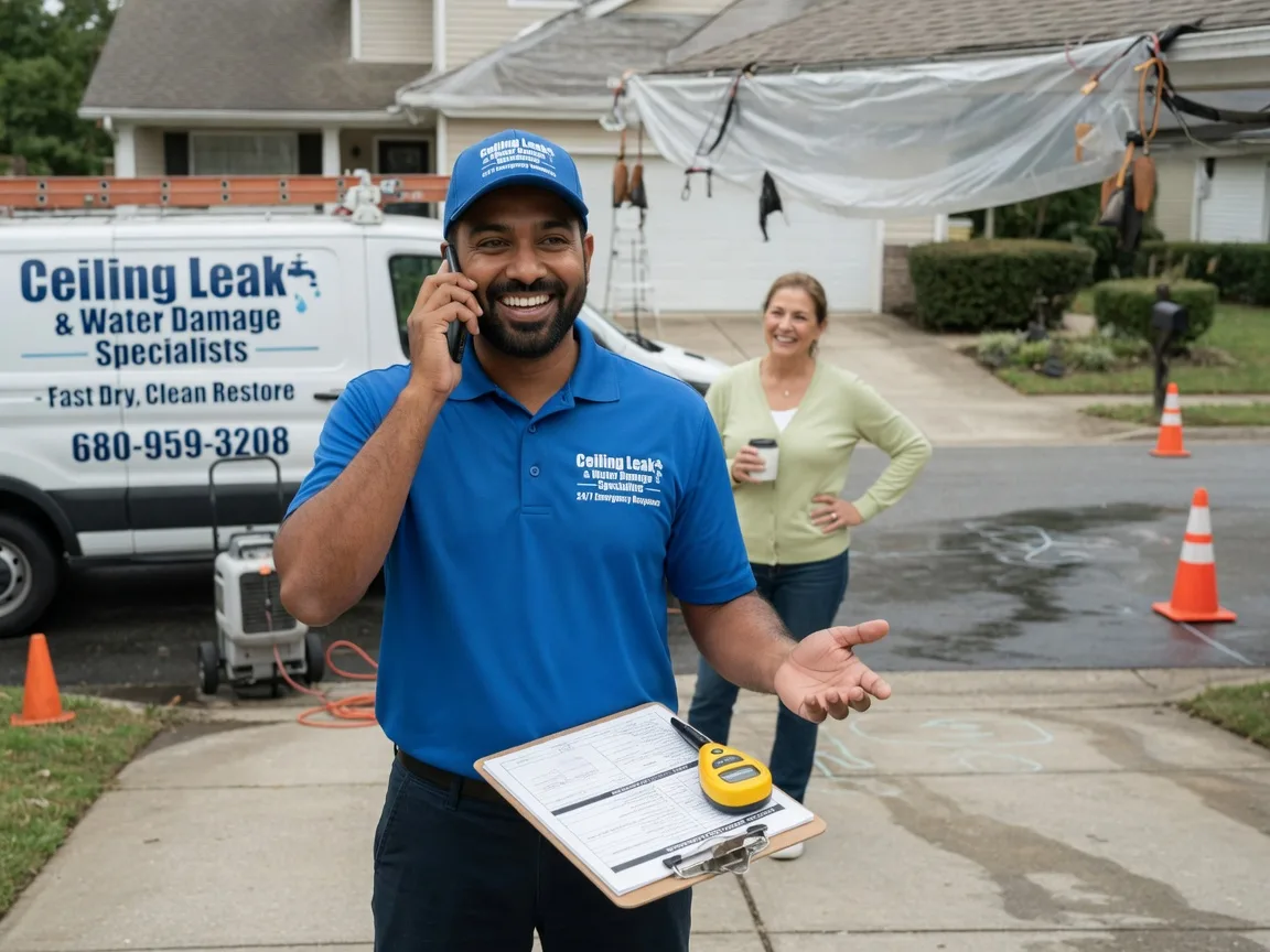Ceiling Leak Cleanup Rex, NC FAQs